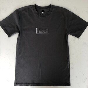 Ascolour Classic Graphic Casual Crew Neck Short Sleeve Cotton T Shirt Gray Sz M